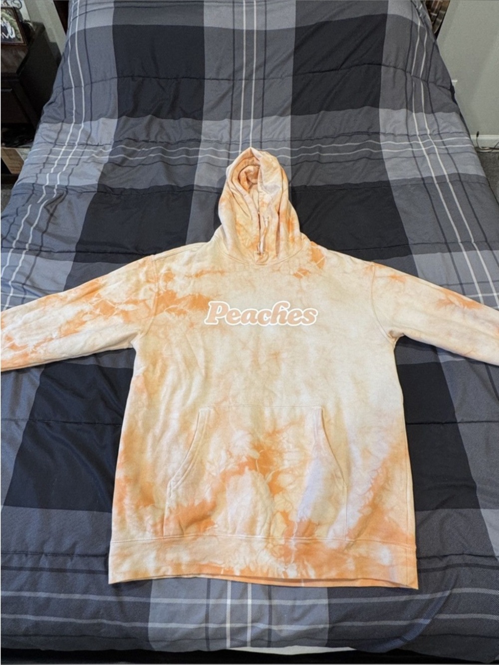 Justin Bieber PEACHES Justice World Tour Hoodie (NWOT, Size XL)